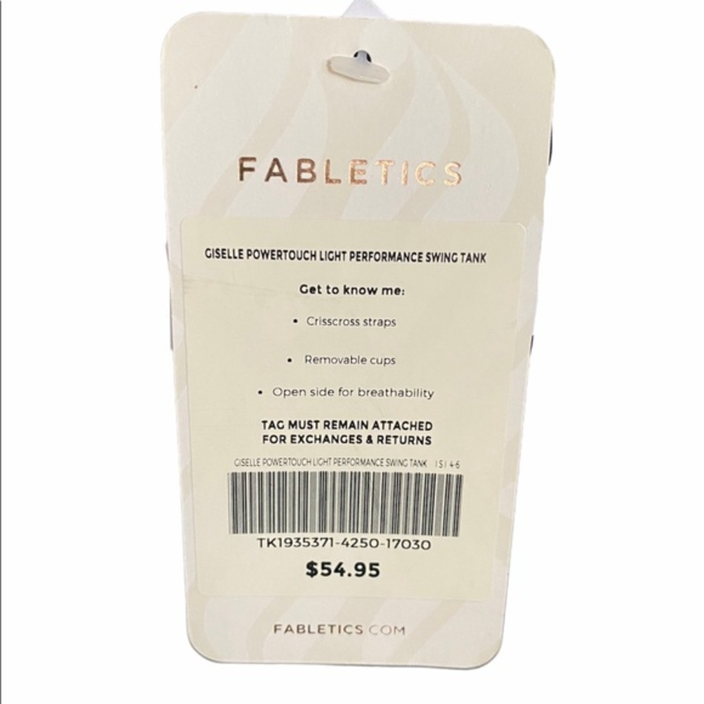 Fabletics Giselle Powertouch Swing Tank w/Bra sz S - Picture 8 of 9